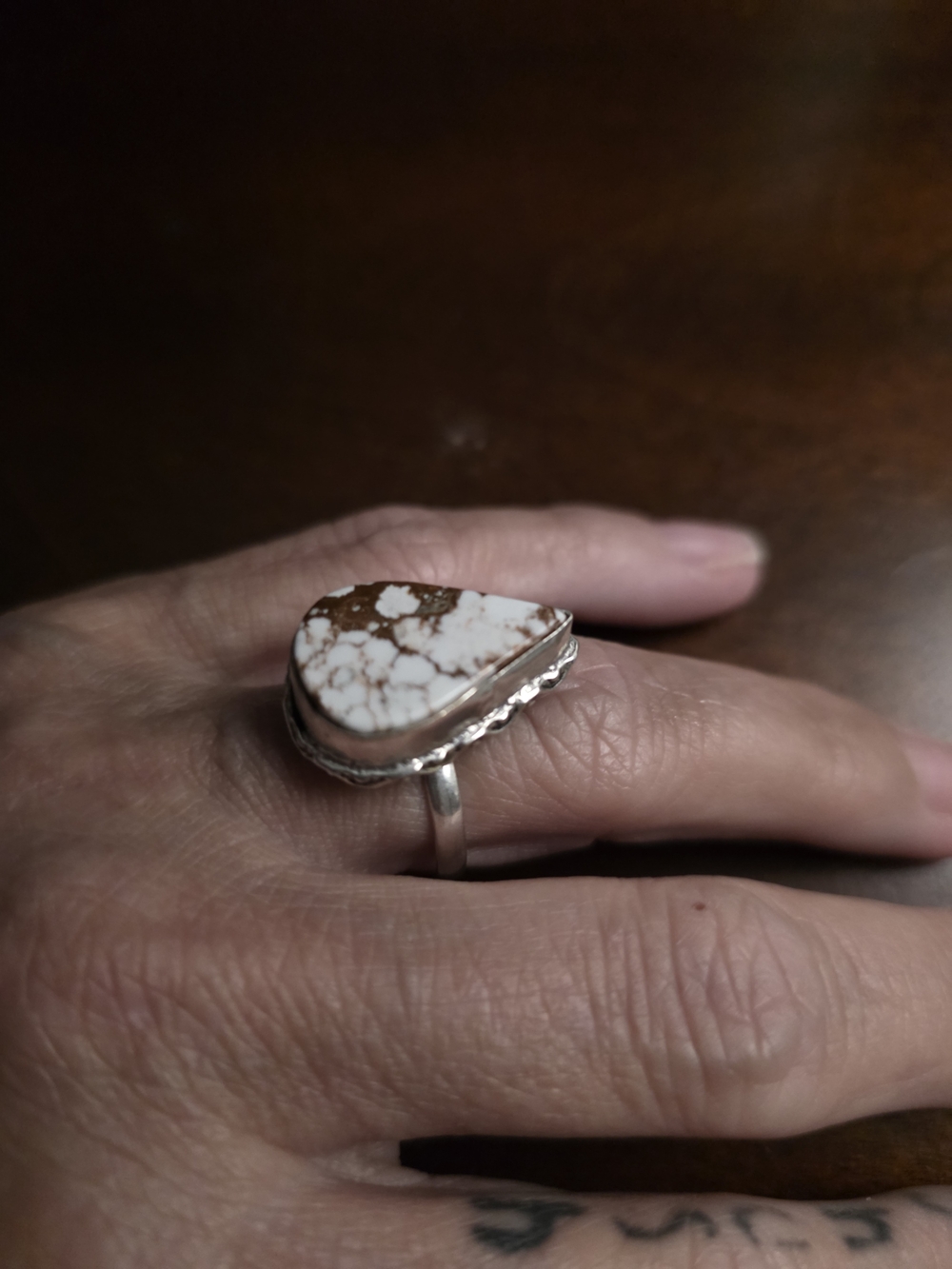 Wild Horse Stone & Sterling Silver Ring